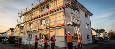 KA Gerüstbau Hannover – Gerüstbau-Team bei der Arbeit